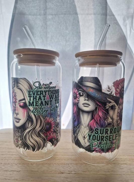 Glass smoothie cup - 500ml